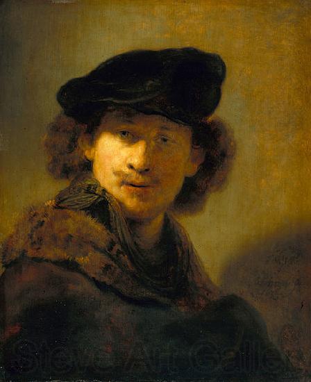 Rembrandt Peale Self Portrait with Velvet Beret France oil painting art